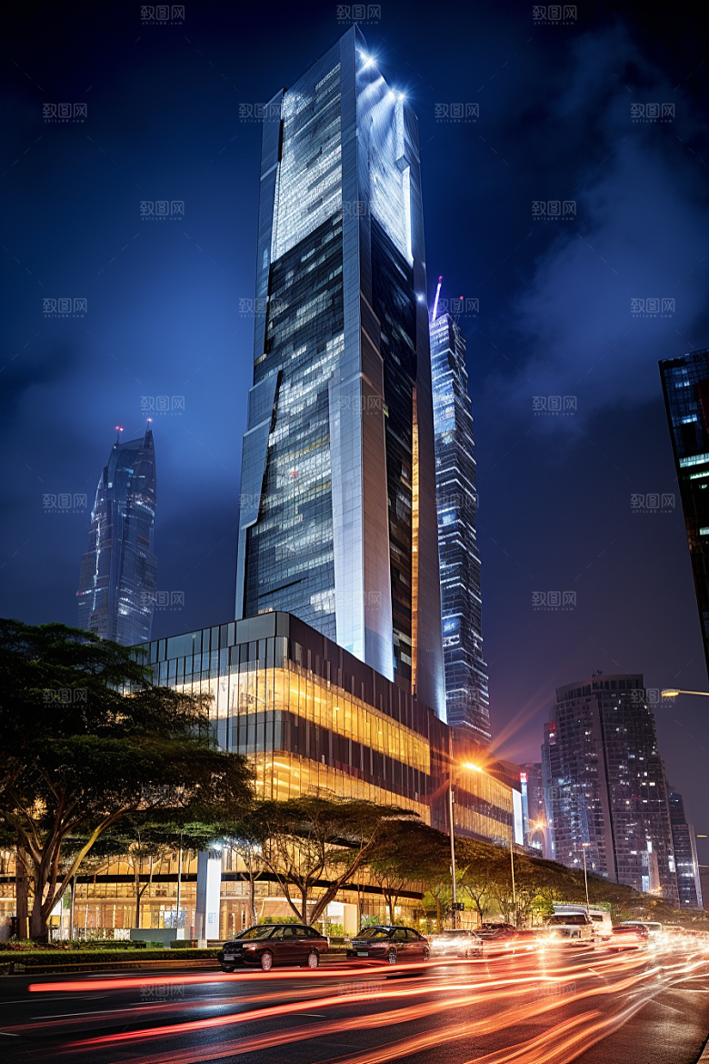 深圳城市风光旅行新城摄影图