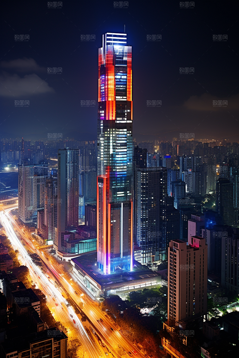 深圳城市风光国内游风景摄影图