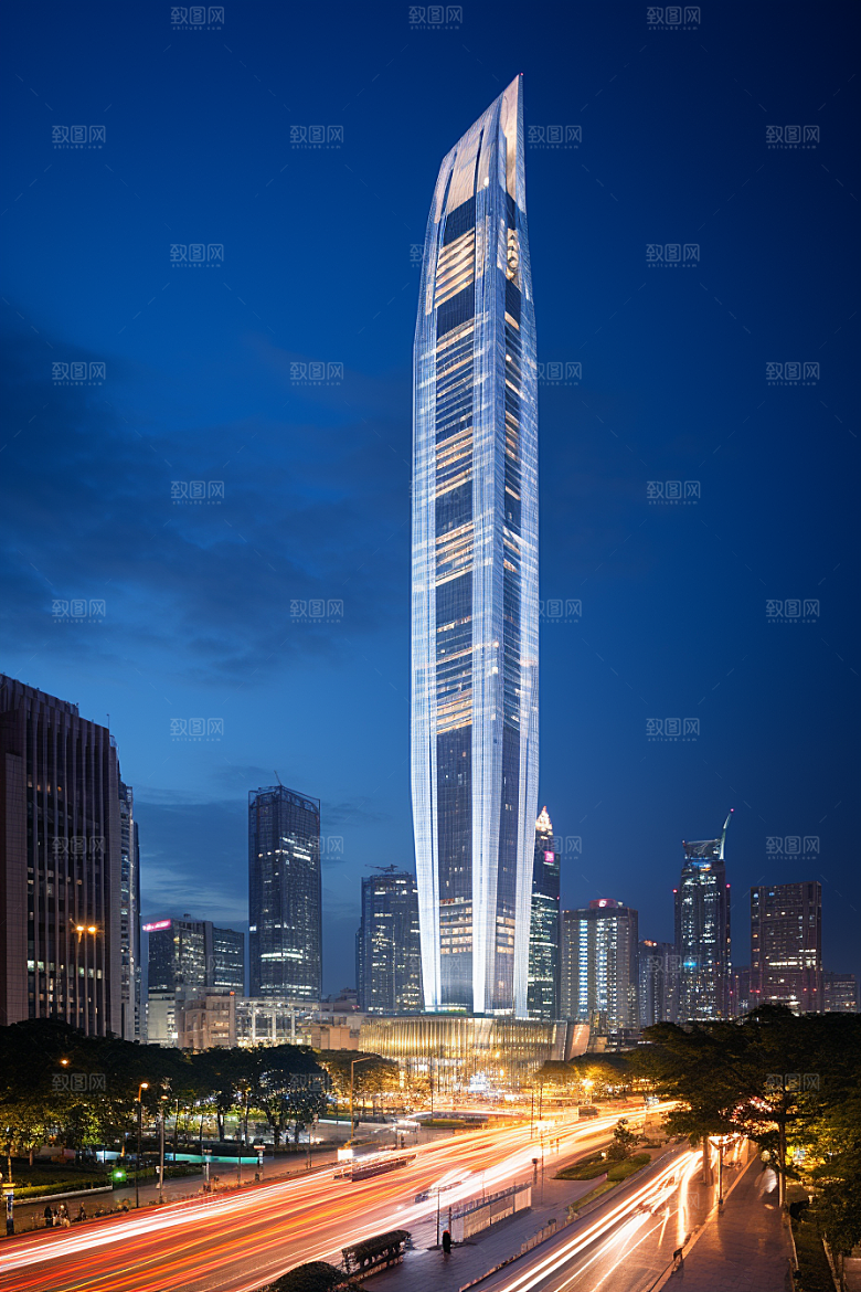 深圳城市风光景色都市摄影图