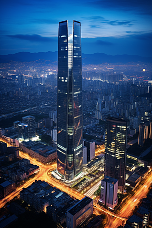 深圳城市风光国内游旅行摄影图