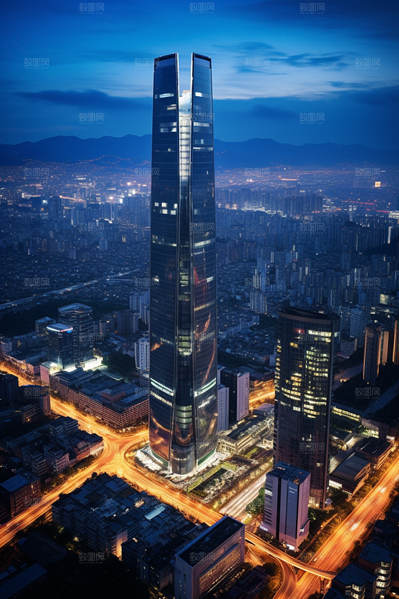 深圳城市风光国内游旅行摄影图