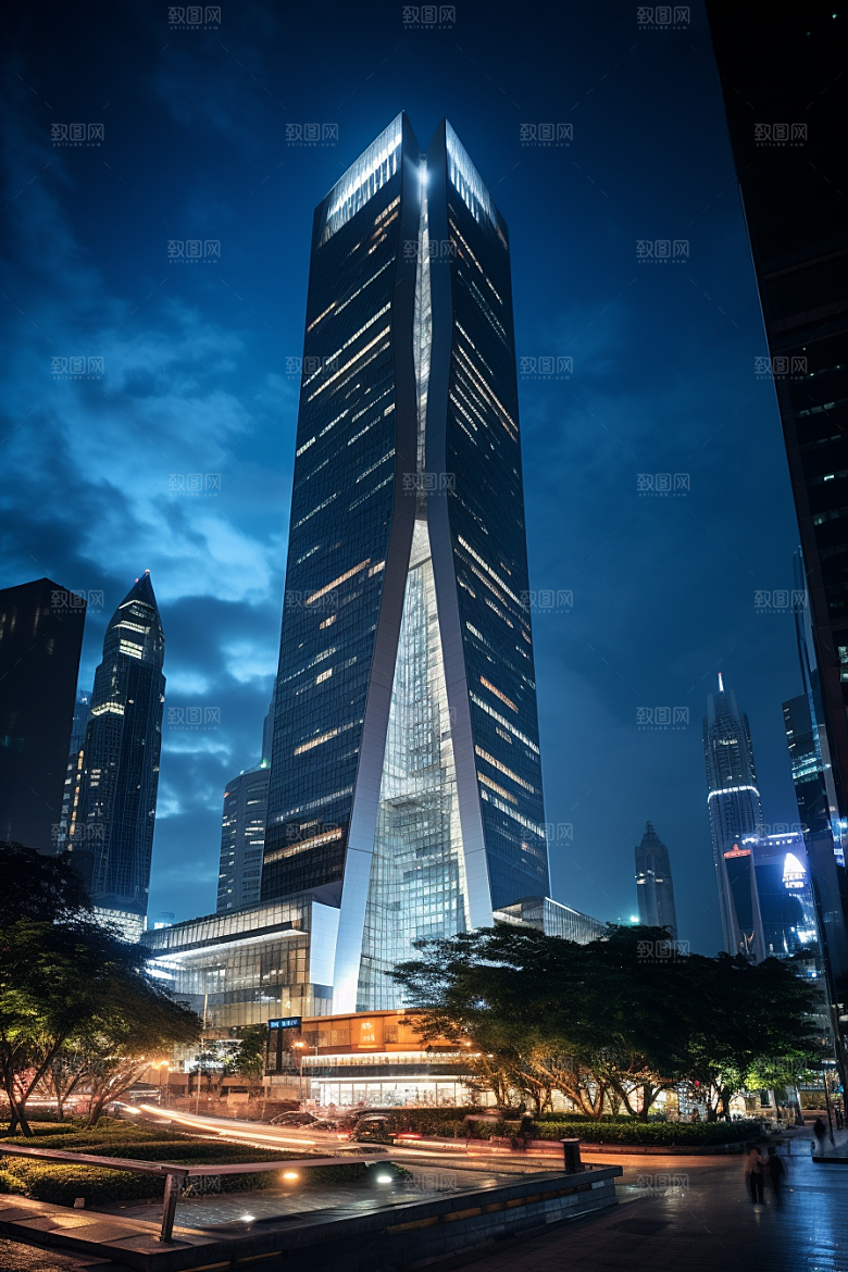 深圳城市风光现代化经济特区摄影图