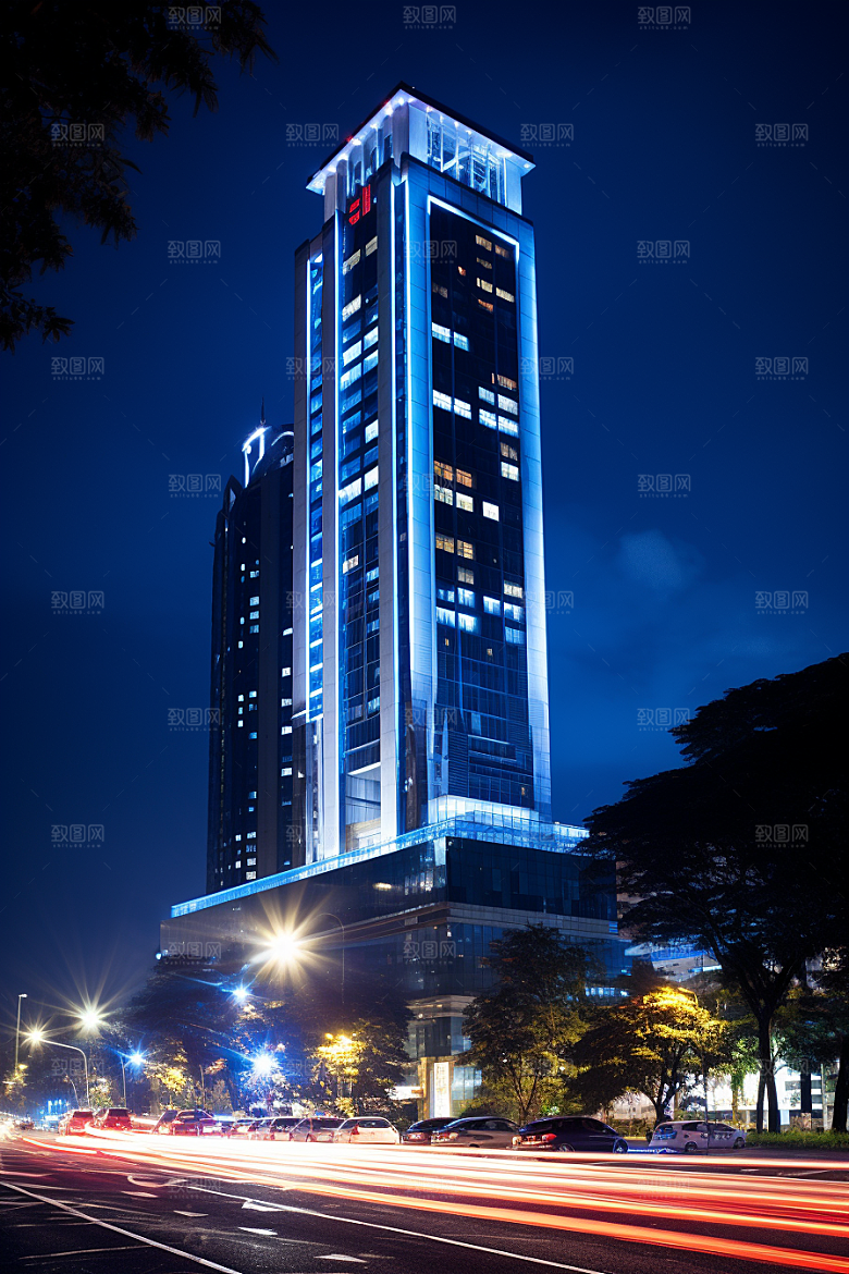 深圳城市风光经济特区风景摄影图
