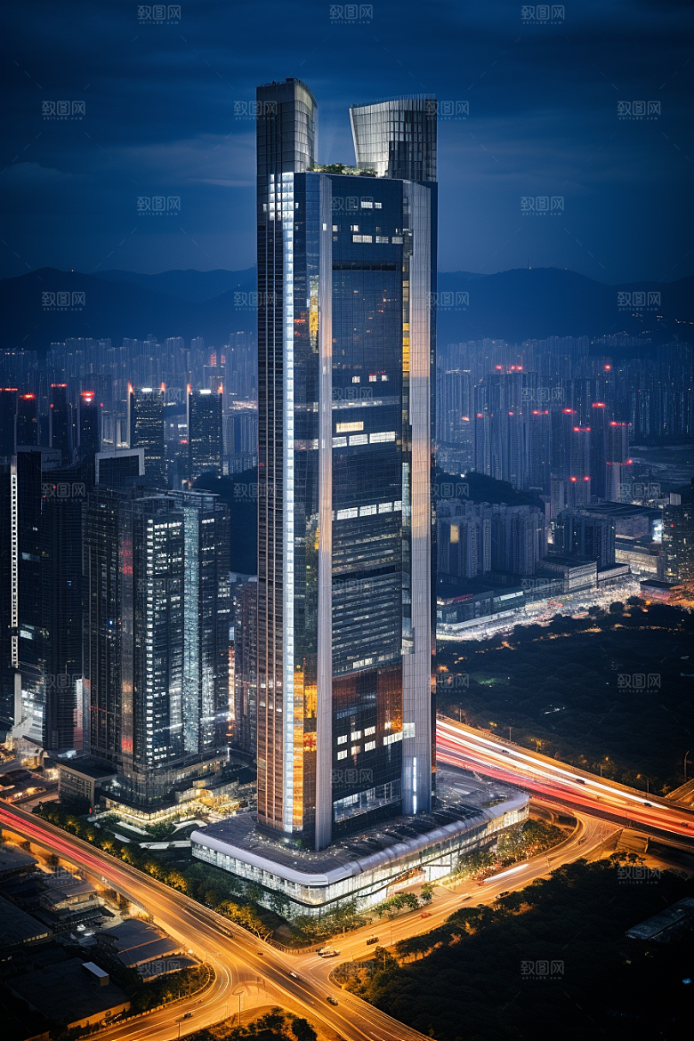 深圳城市风光景色都市摄影图