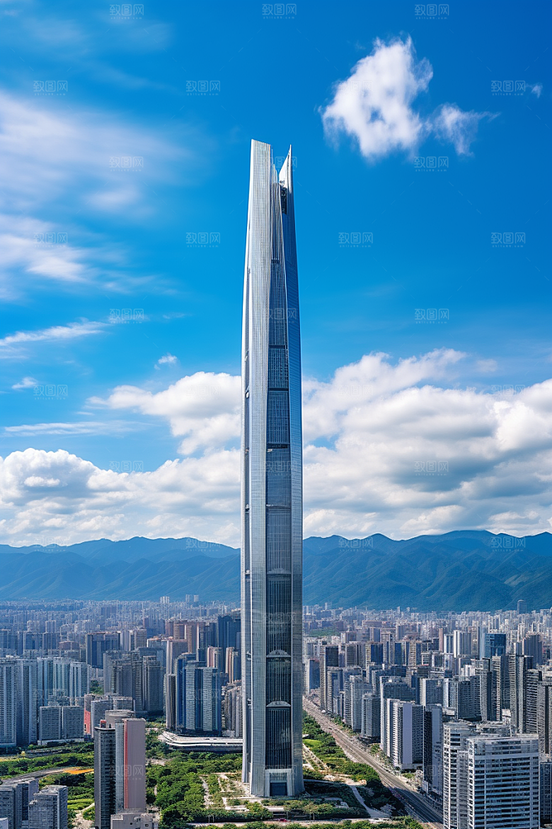 深圳城市风光都市景色摄影图