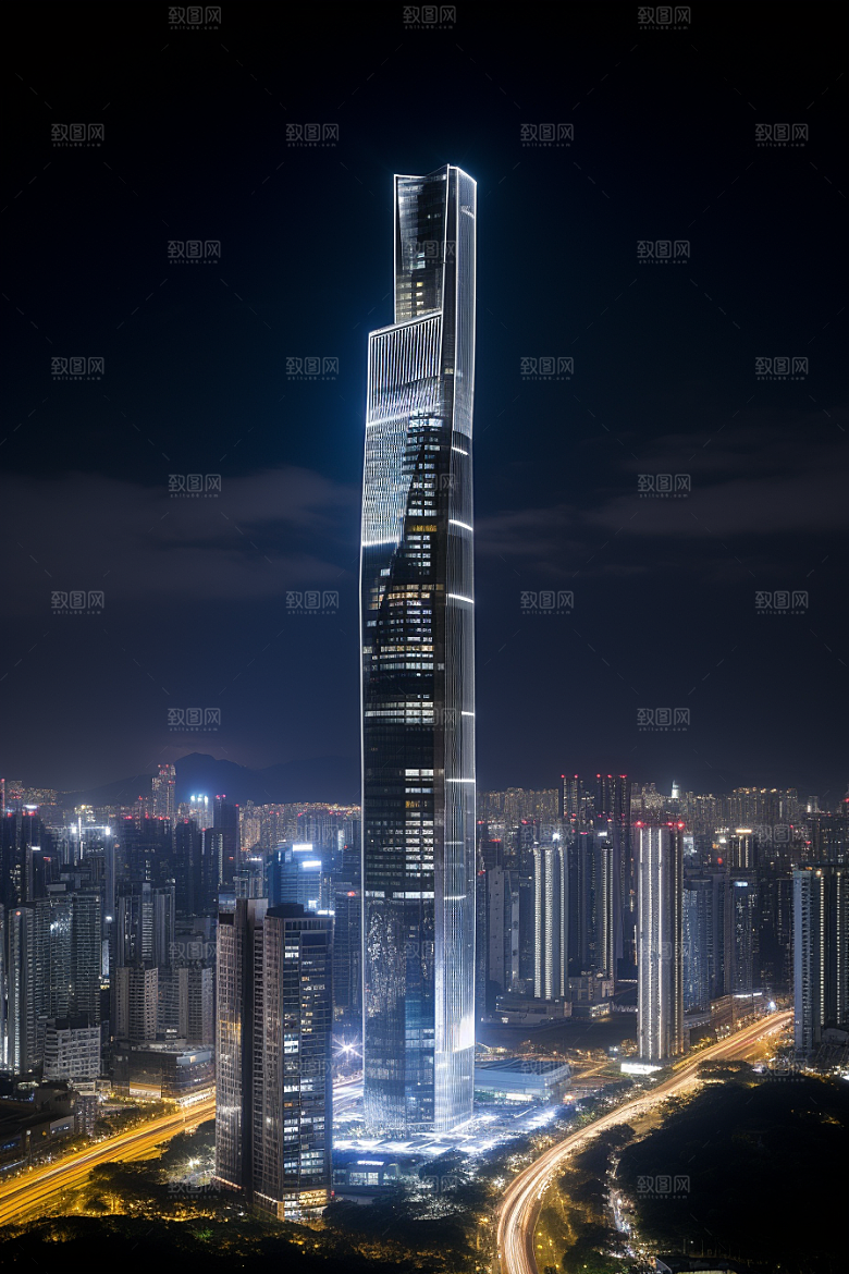 深圳城市风光景色高清摄影图