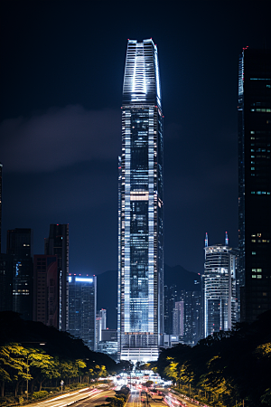 深圳城市风光现代化高清摄影图