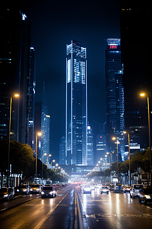 深圳城市风光高清现代化摄影图