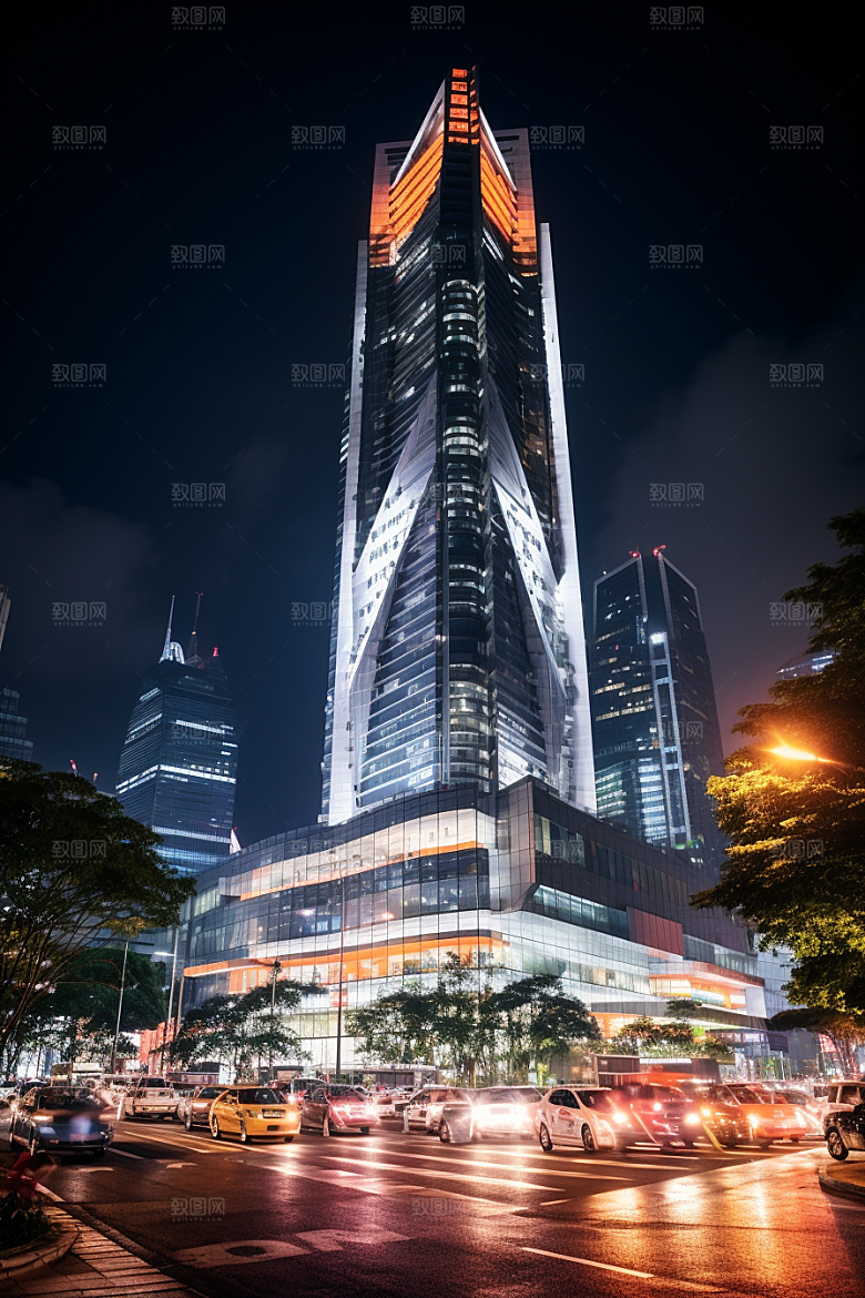 深圳城市风光高清旅行摄影图