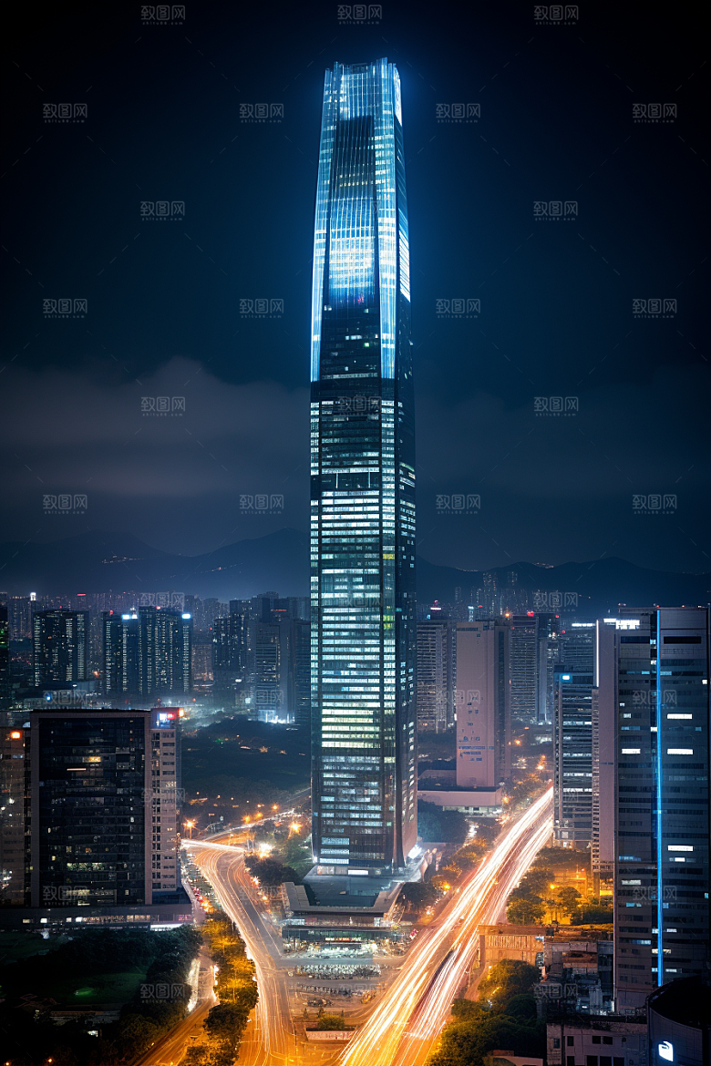 深圳城市风光旅行都市摄影图