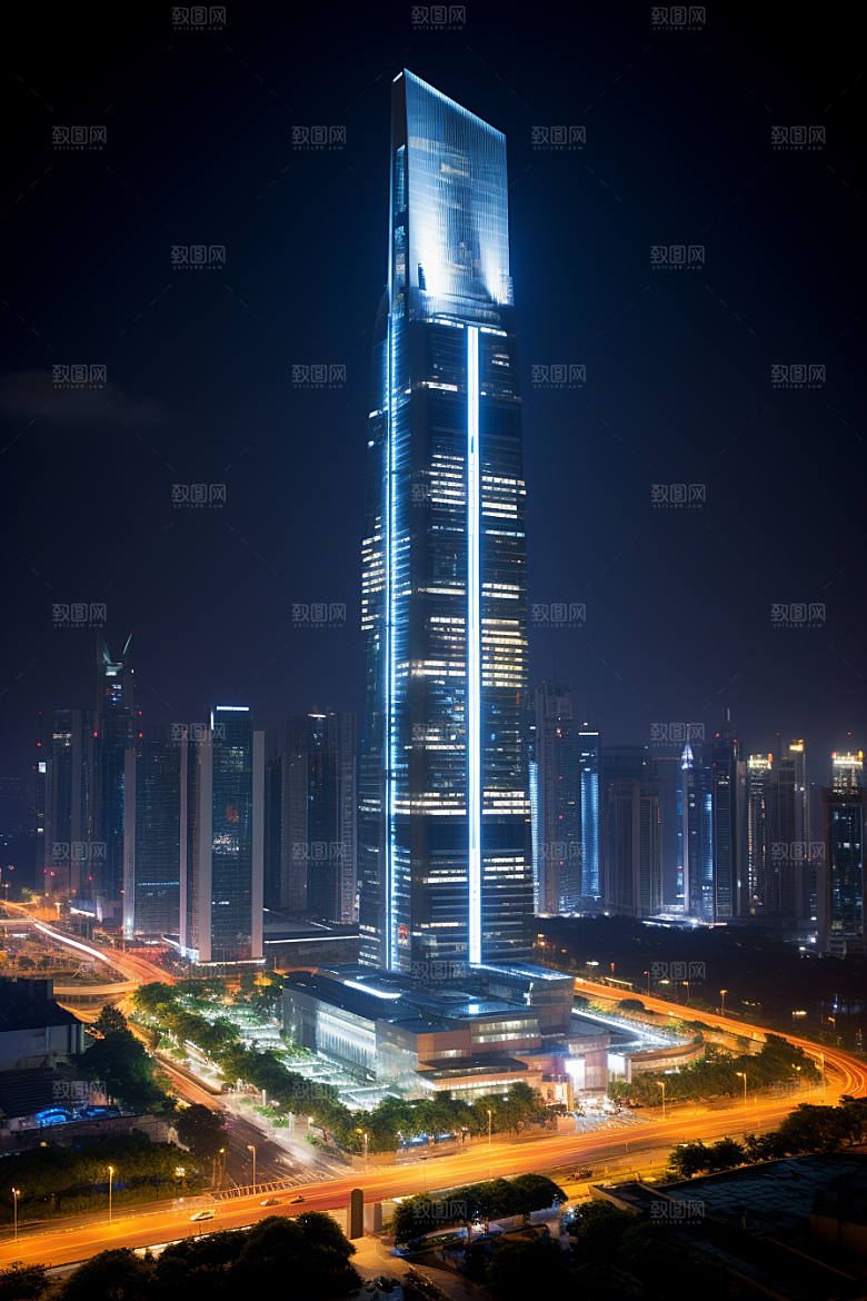 深圳城市风光旅游都市摄影图