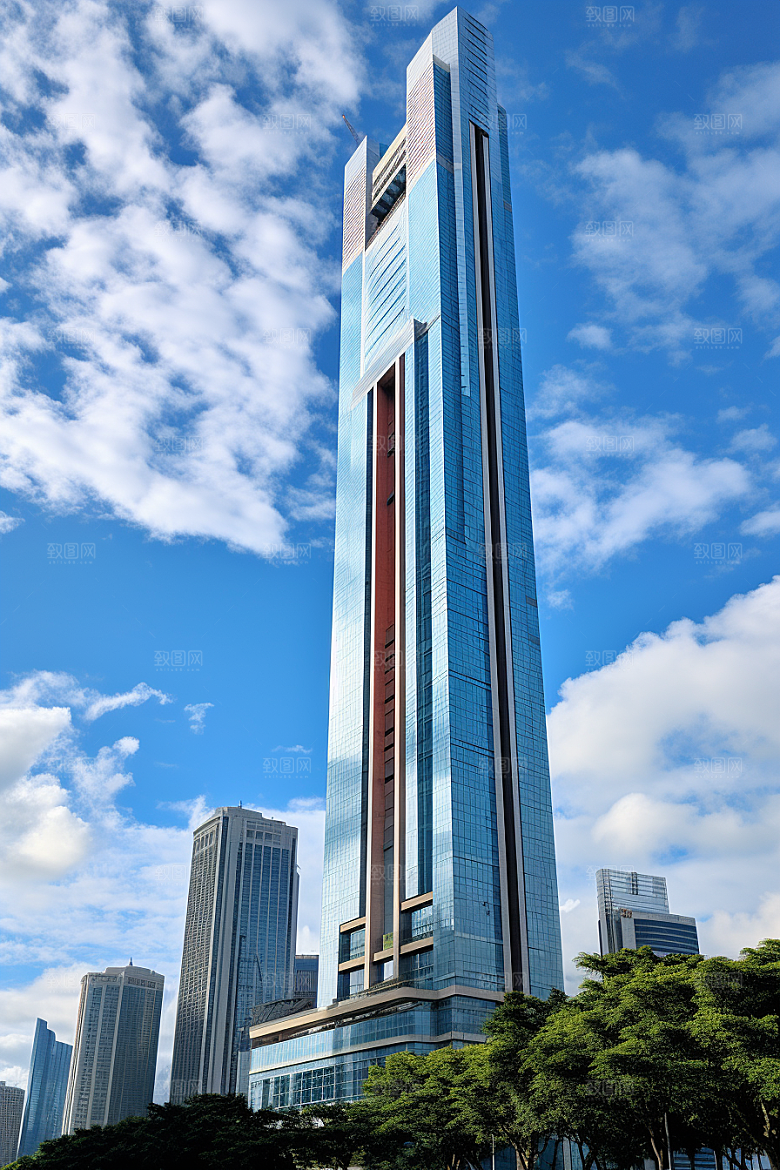 深圳城市风光旅行现代化摄影图