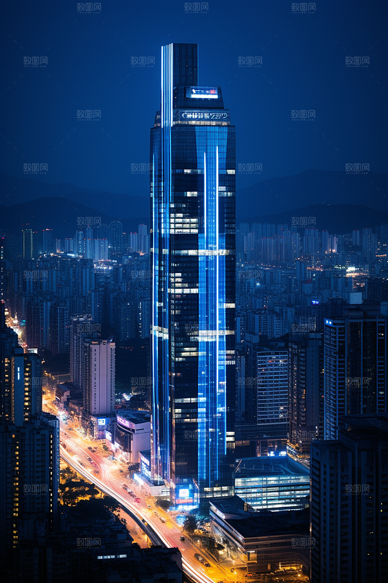 深圳城市风光国内游景色摄影图