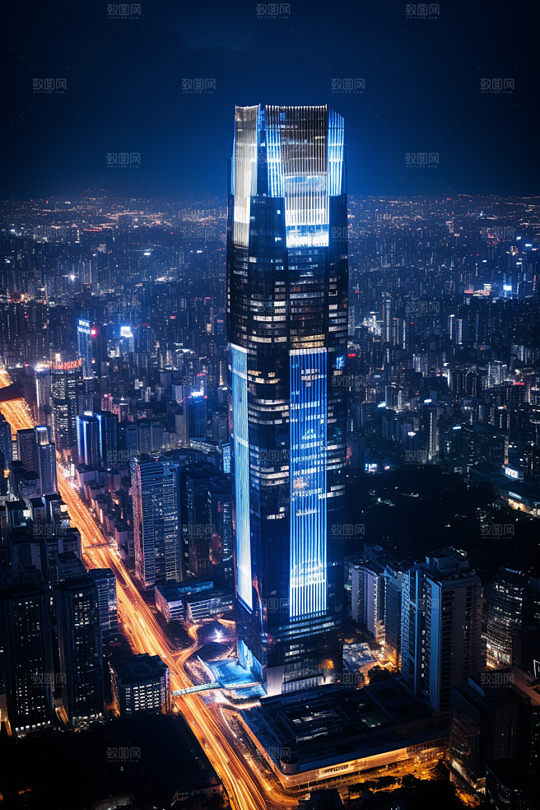 深圳城市风光高清新城摄影图