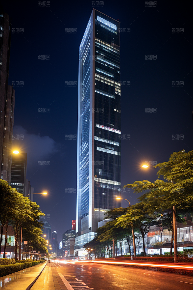 深圳城市风光经济特区高清摄影图