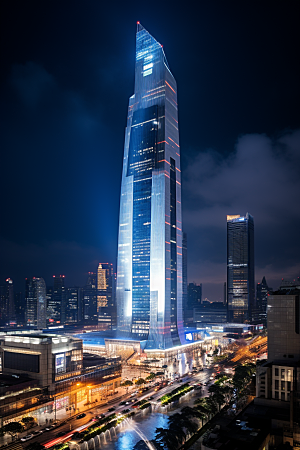 深圳城市风光现代化都市摄影图