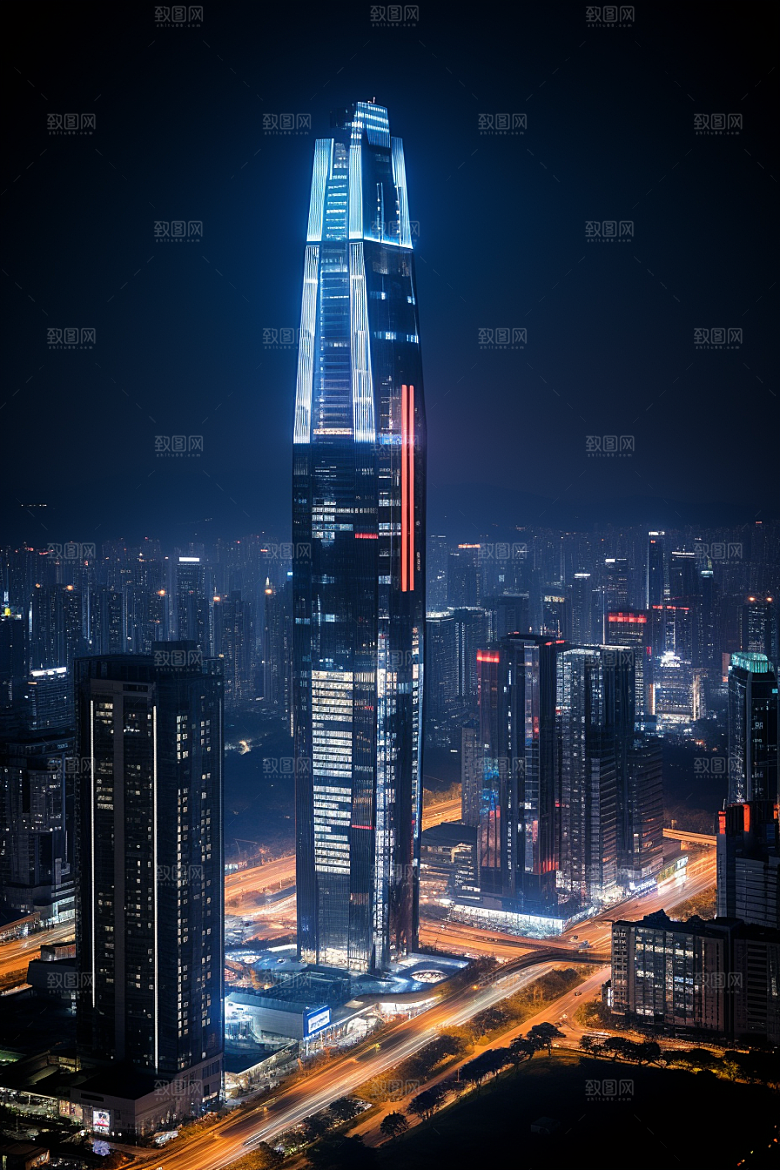 深圳城市风光景色都市摄影图