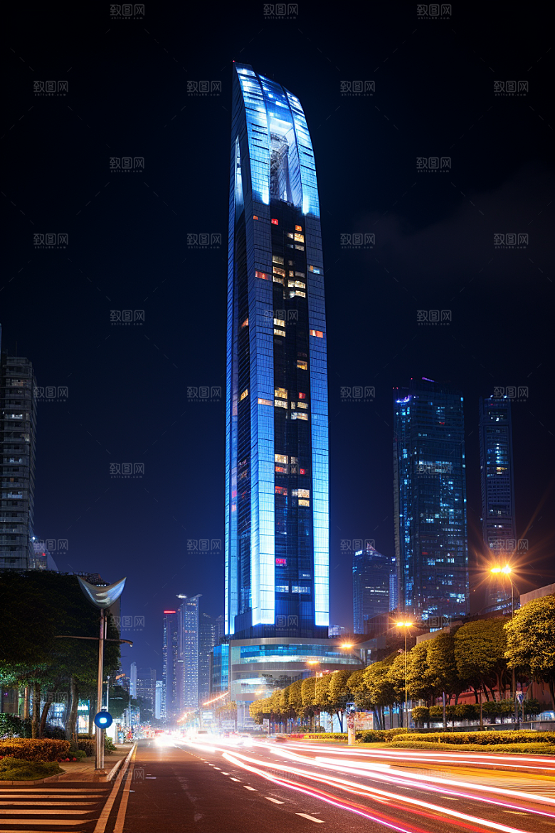 深圳城市风光地标旅行摄影图