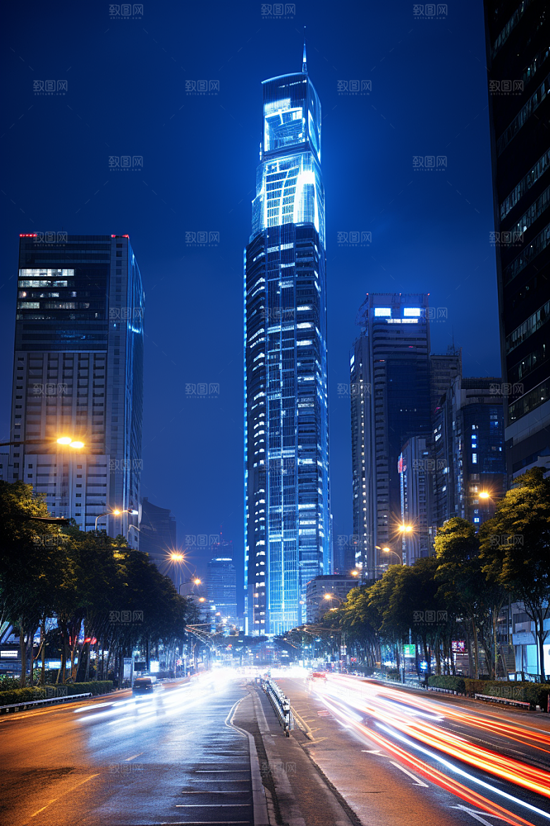 深圳城市风光地标景色摄影图