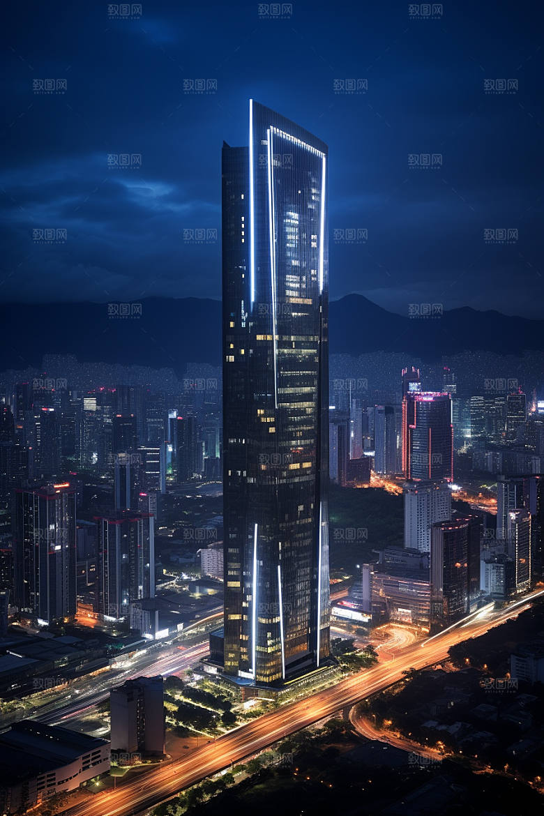 深圳城市风光地标高清摄影图