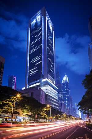 深圳城市风光现代化风景摄影图