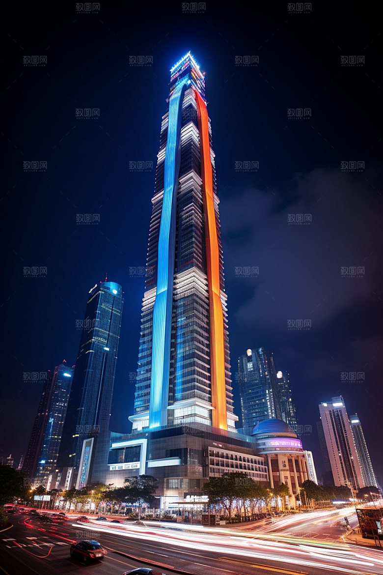 深圳城市风光旅行经济特区摄影图