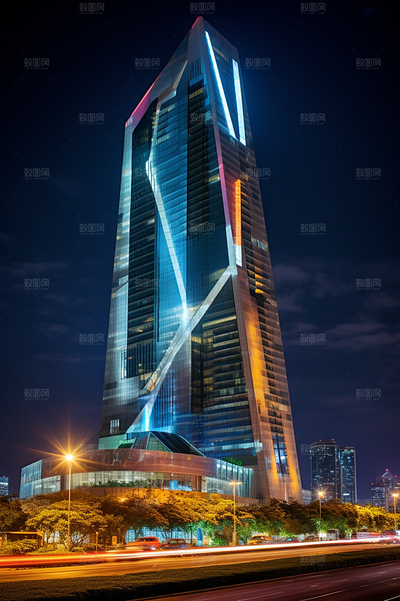 深圳城市风光现代化旅游摄影图