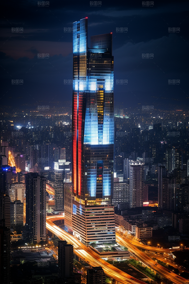 深圳城市风光景色地标摄影图