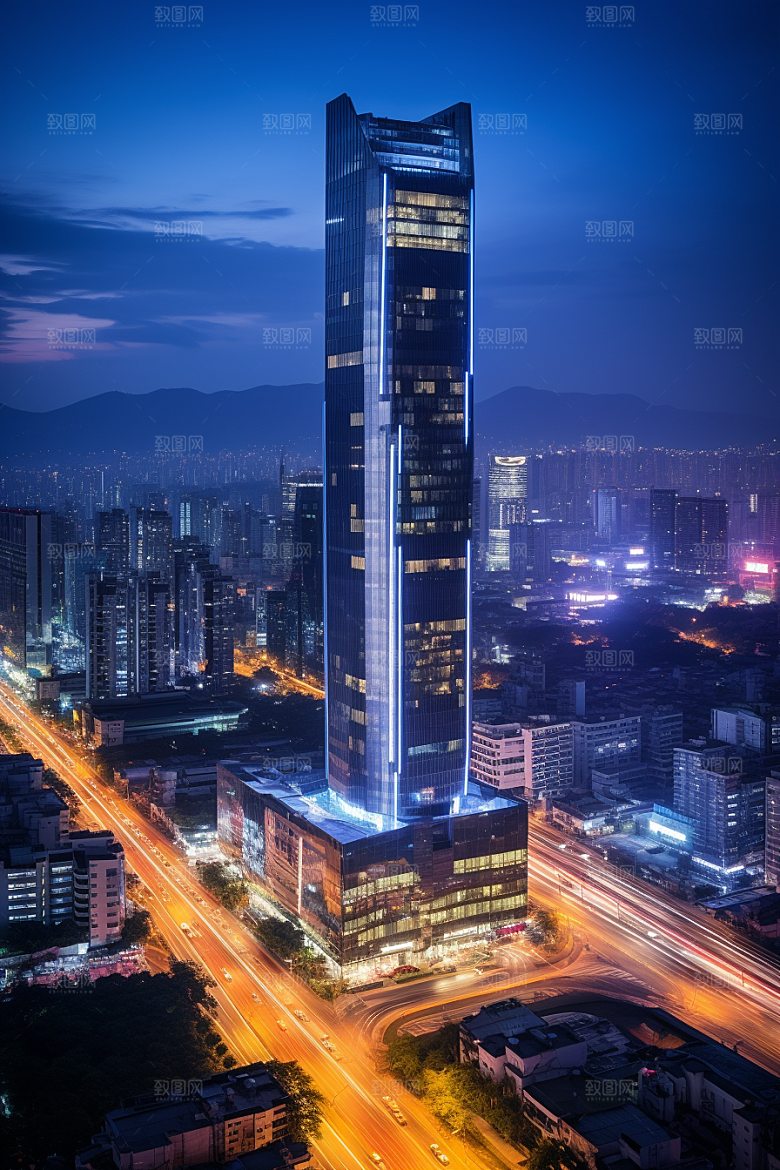 深圳城市风光都市旅游摄影图
