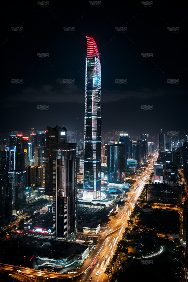 深圳城市风光都市旅游摄影图