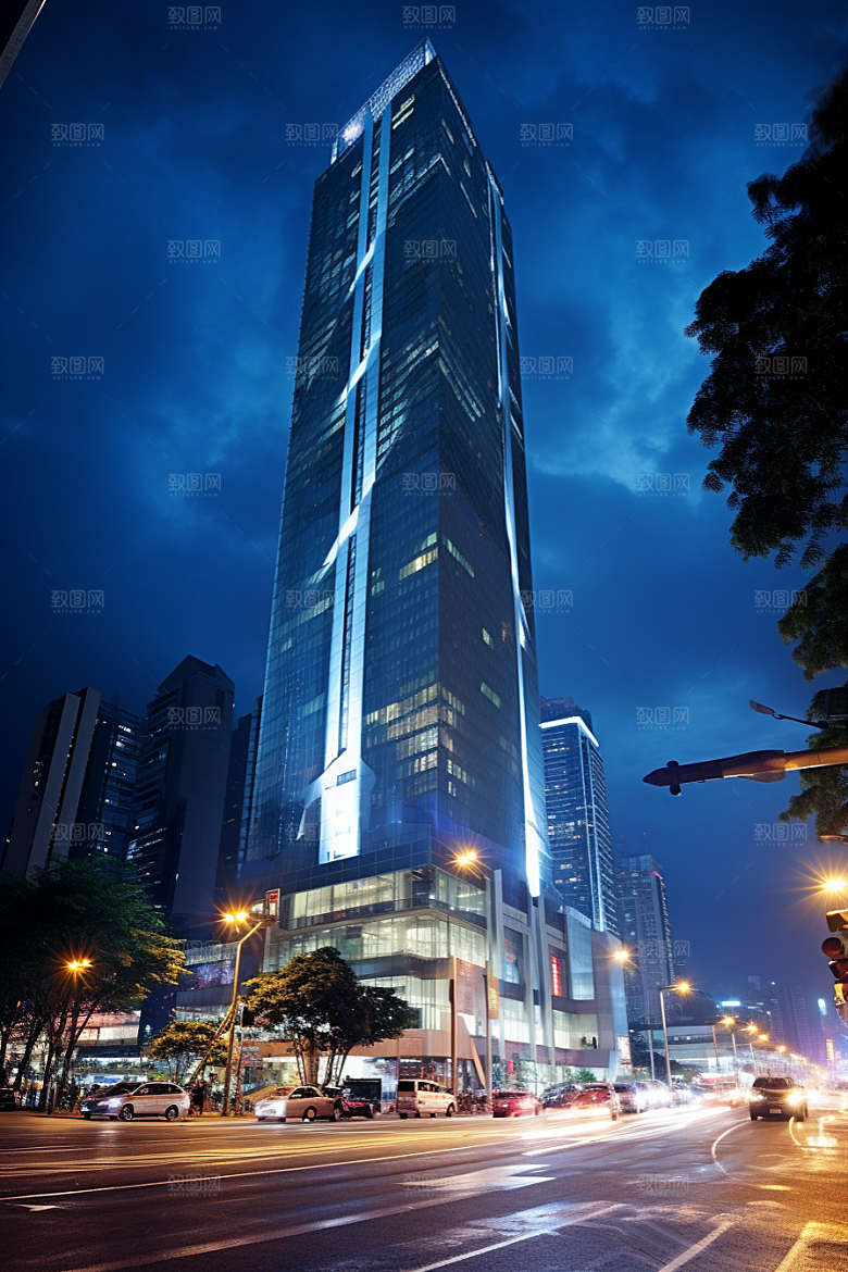 深圳城市风光经济特区地标摄影图