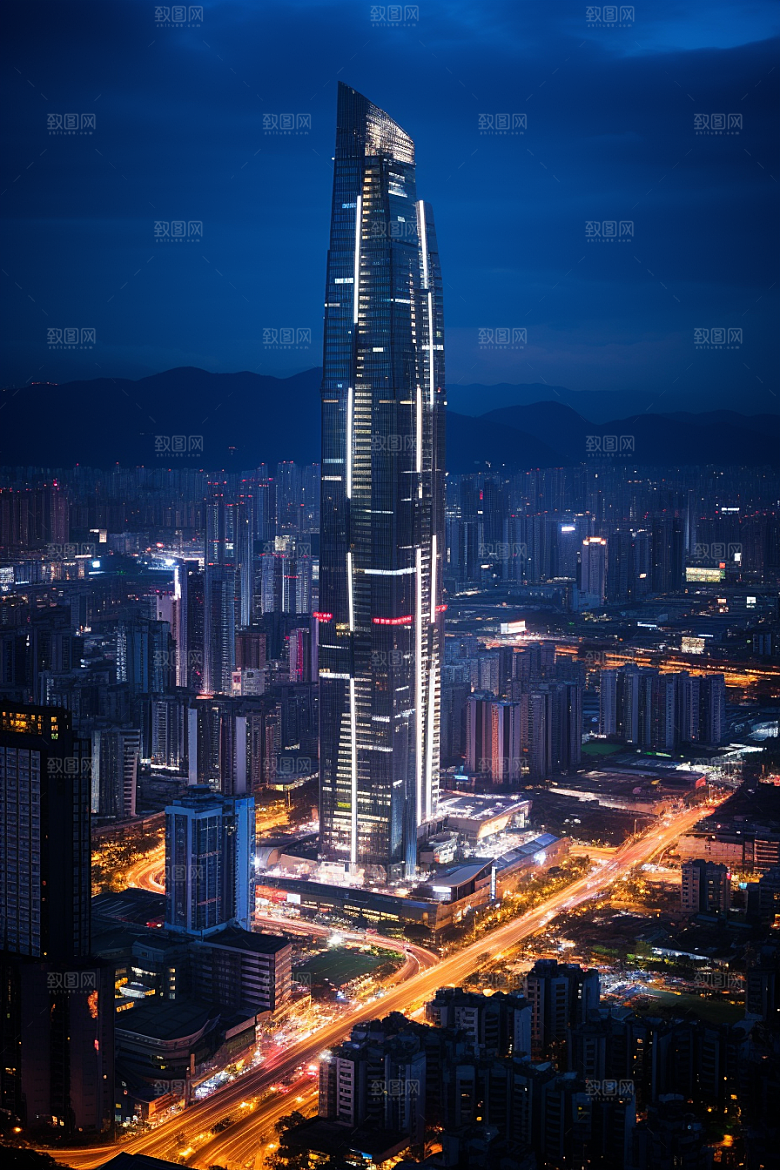 深圳城市风光地标国内游摄影图