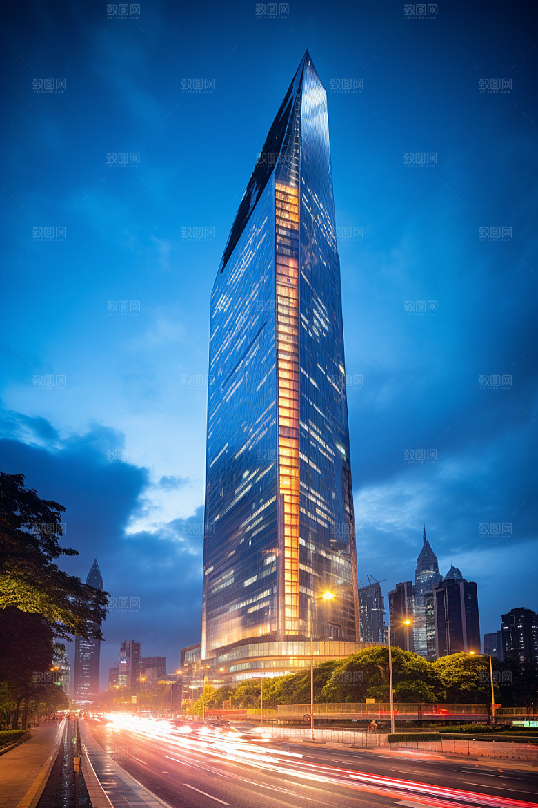 深圳城市风光经济特区都市摄影图