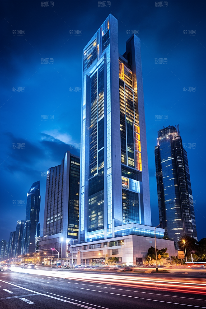 深圳城市风光旅游现代化摄影图