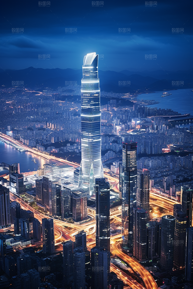 深圳城市风光地标国内游摄影图
