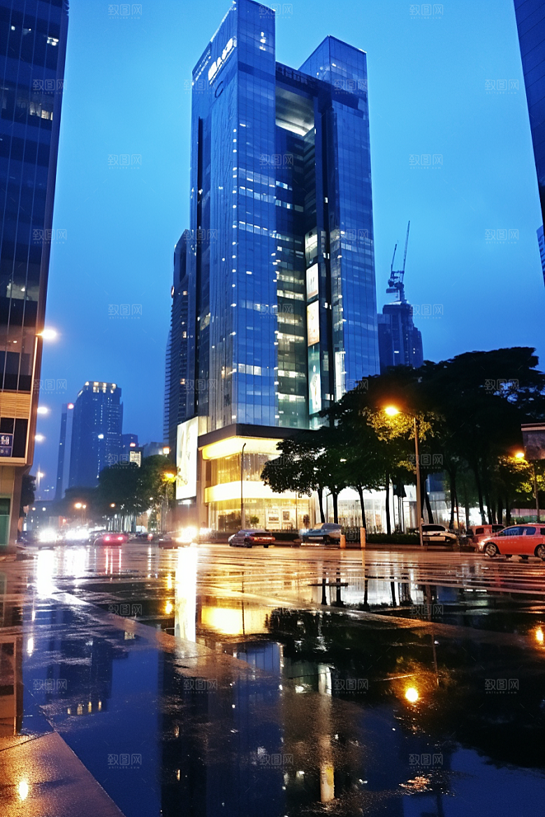 深圳城市风光旅行国内游摄影图