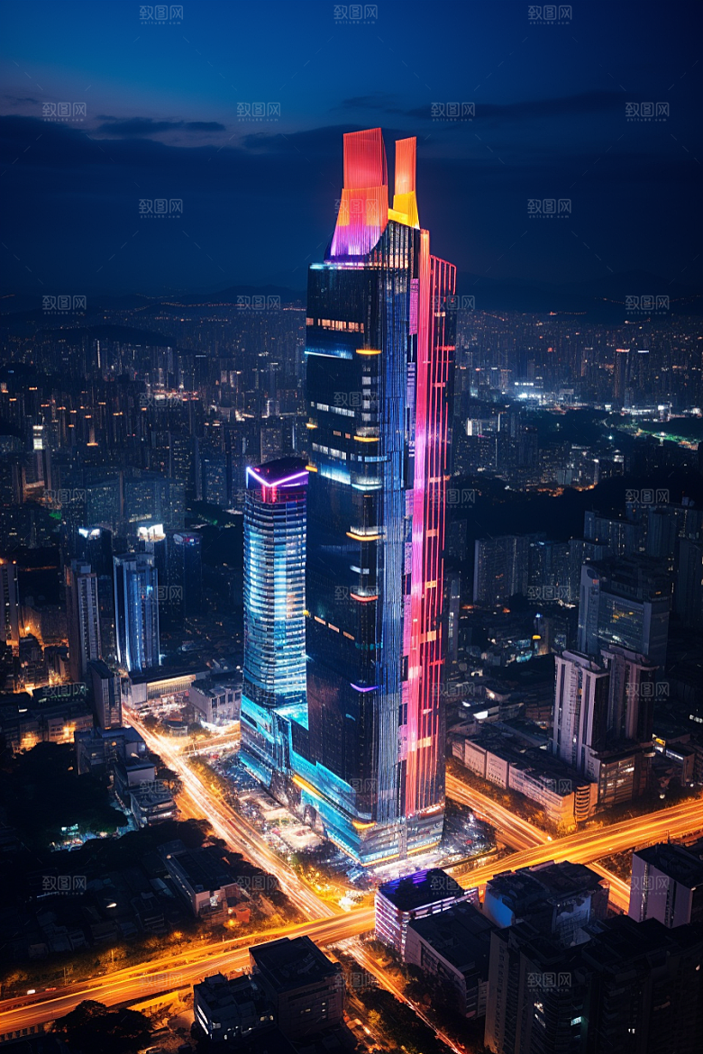 深圳城市风光都市高清摄影图