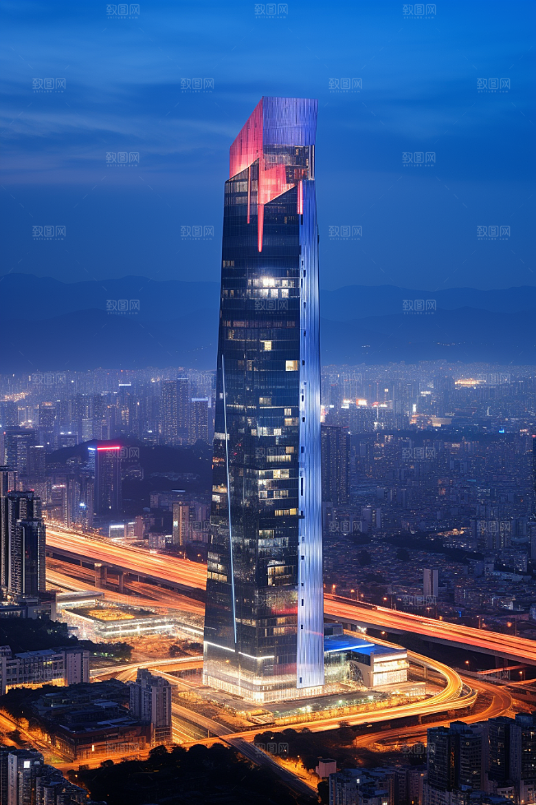 深圳城市风光旅游经济特区摄影图