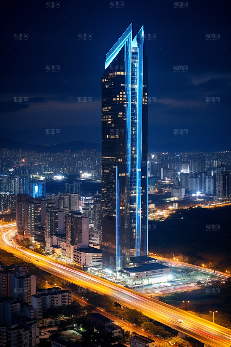 深圳城市风光都市景色摄影图