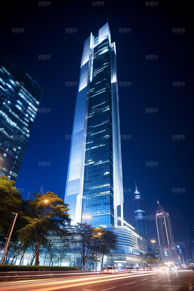 深圳城市风光新城旅游摄影图