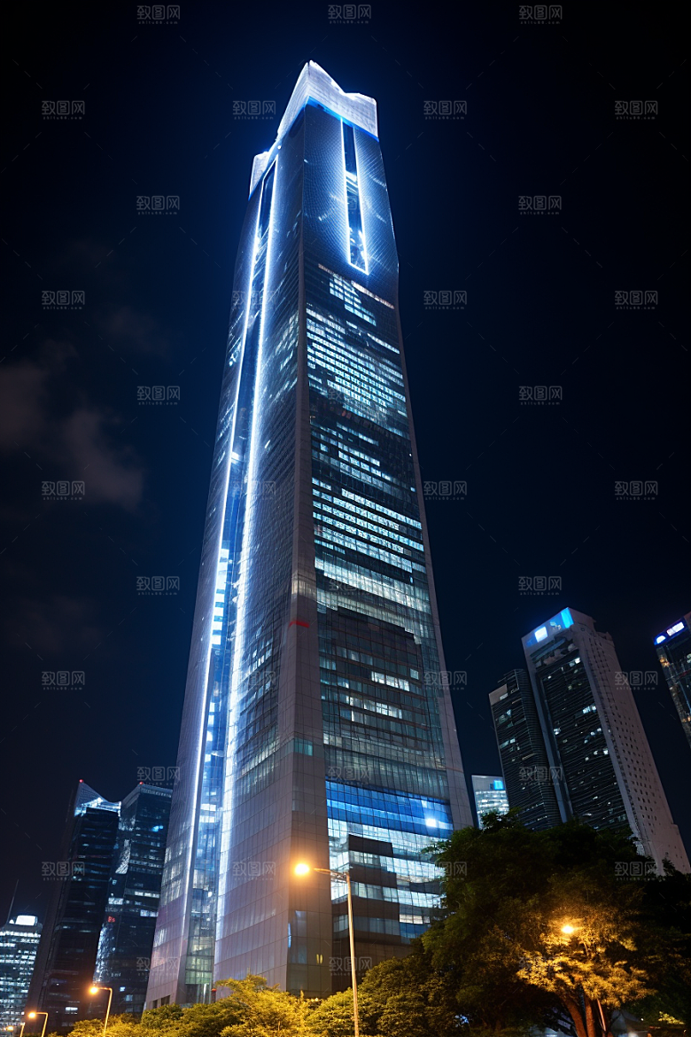 深圳城市风光经济特区旅游摄影图