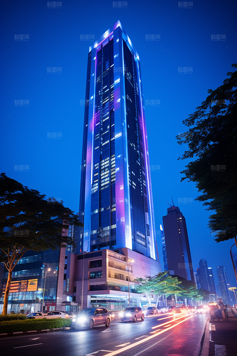 深圳城市风光国内游现代化摄影图