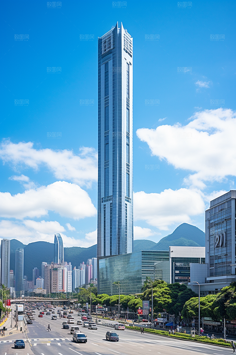 深圳城市风光景色风景摄影图