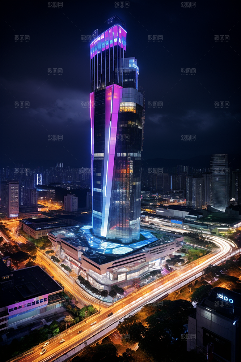 深圳城市风光旅行风景摄影图