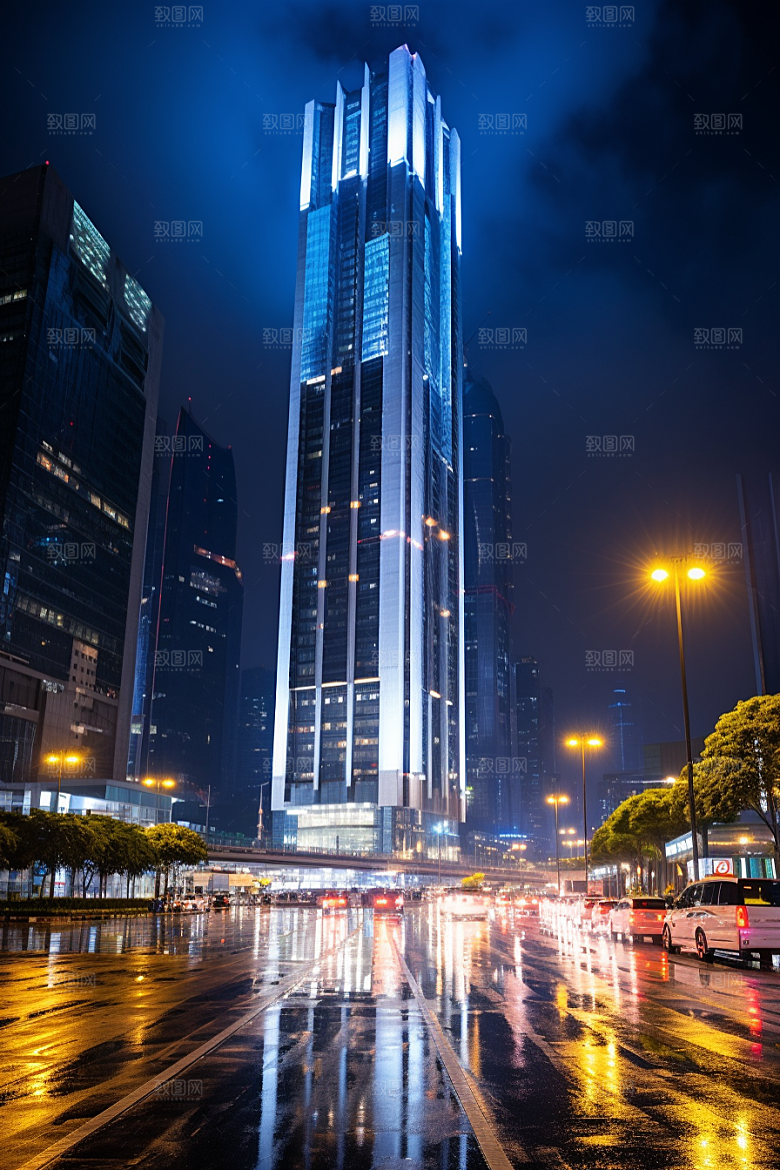 深圳城市风光景色新城摄影图