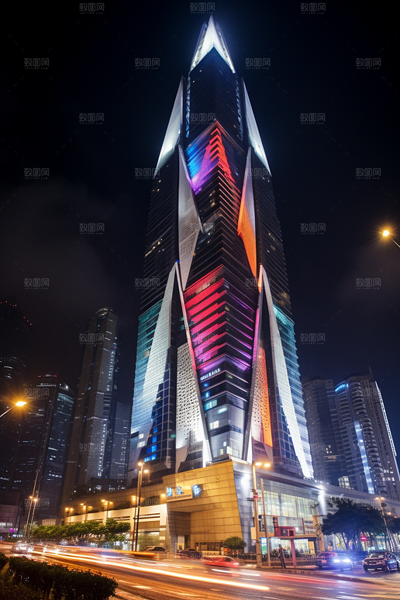 深圳城市风光经济特区景色摄影图
