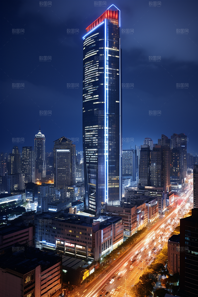 深圳城市风光现代化旅行摄影图