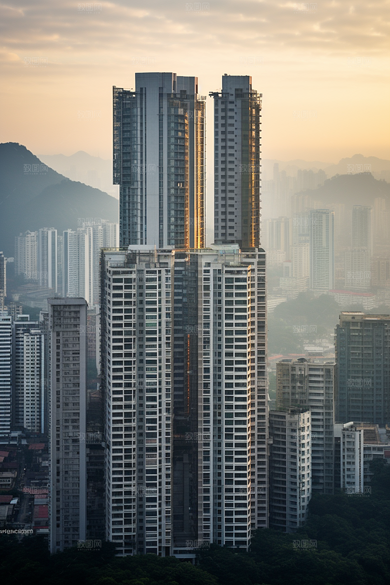 深圳城市风光旅行景色摄影图