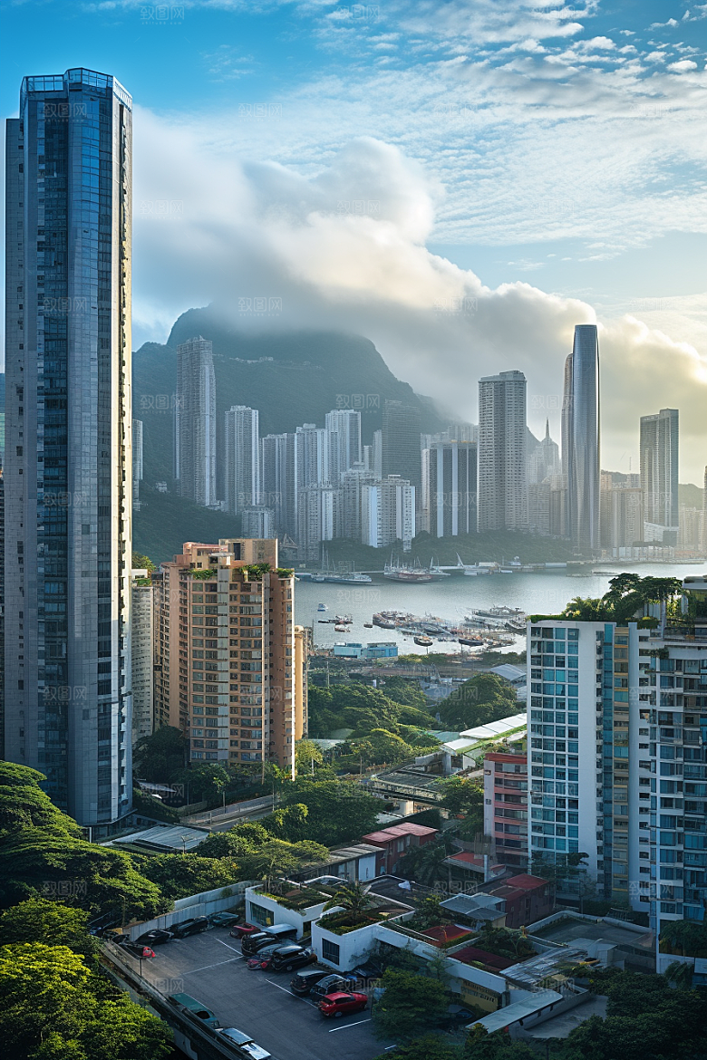 深圳城市风光风景旅行摄影图