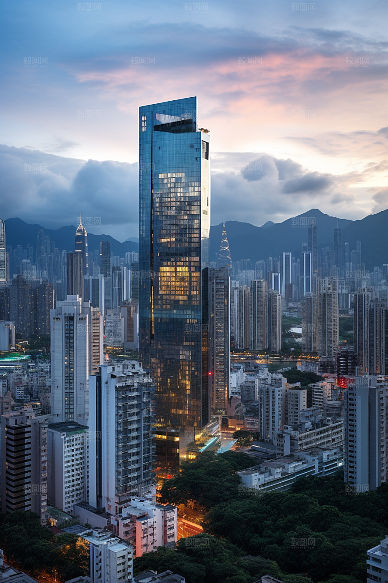 深圳城市风光都市旅游摄影图